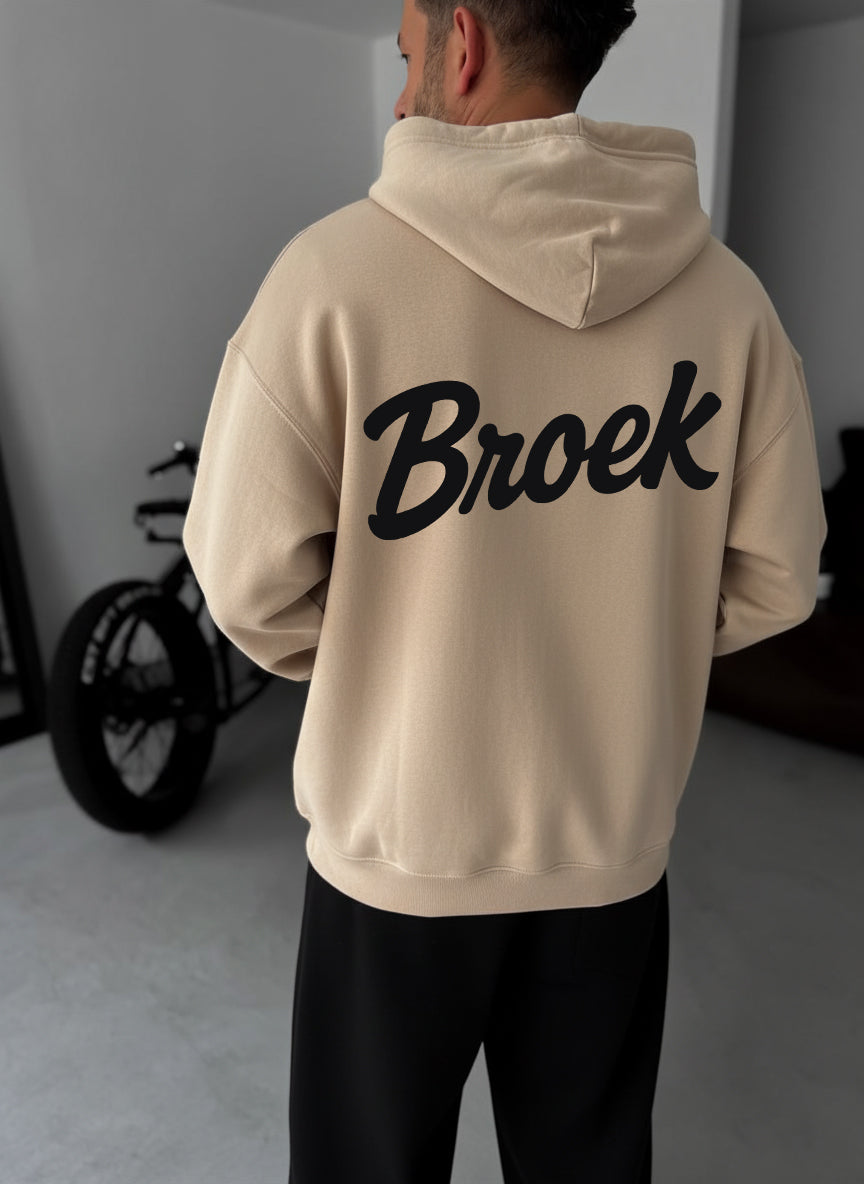 Broek Signature Hoodie - Beige Broek