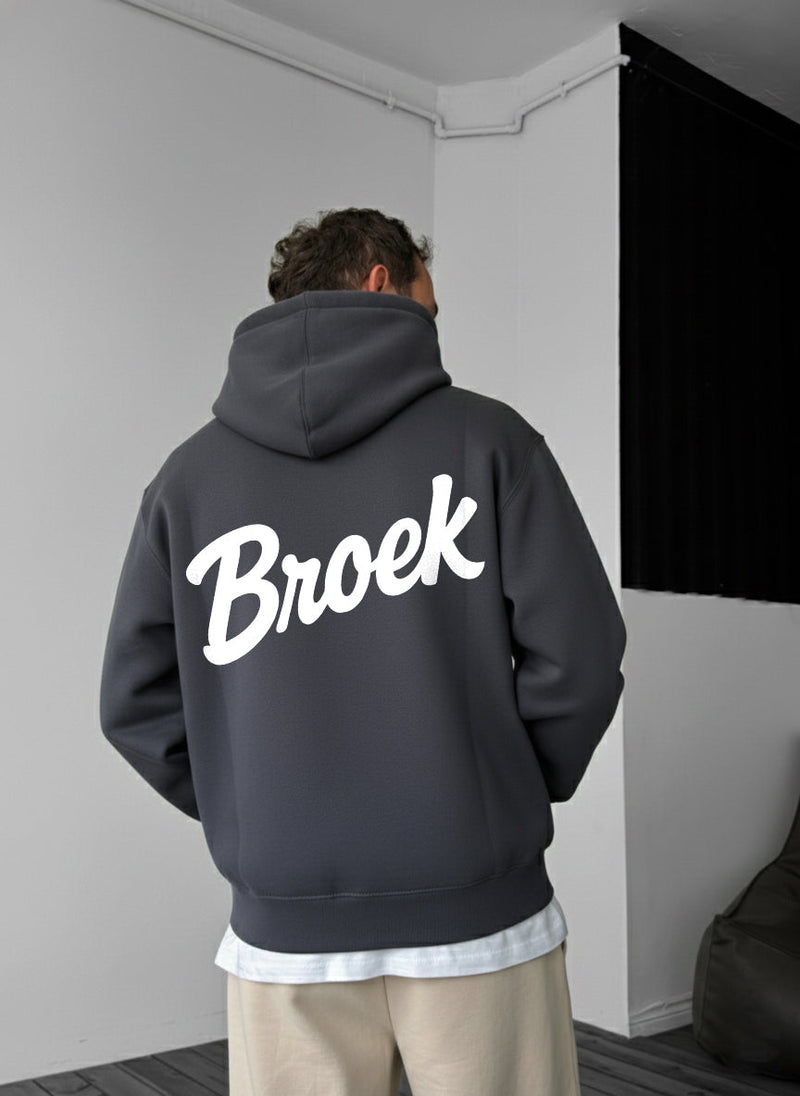 Broek Signature Hoodie - Smoked