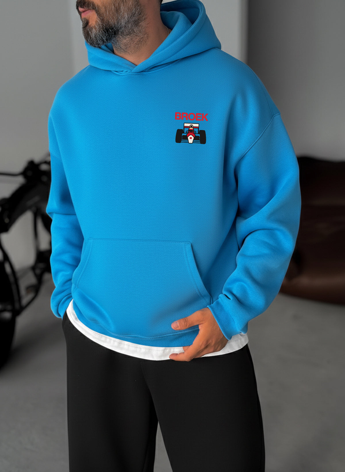Monte-Carlo Racing Hoodie - Blue Broek
