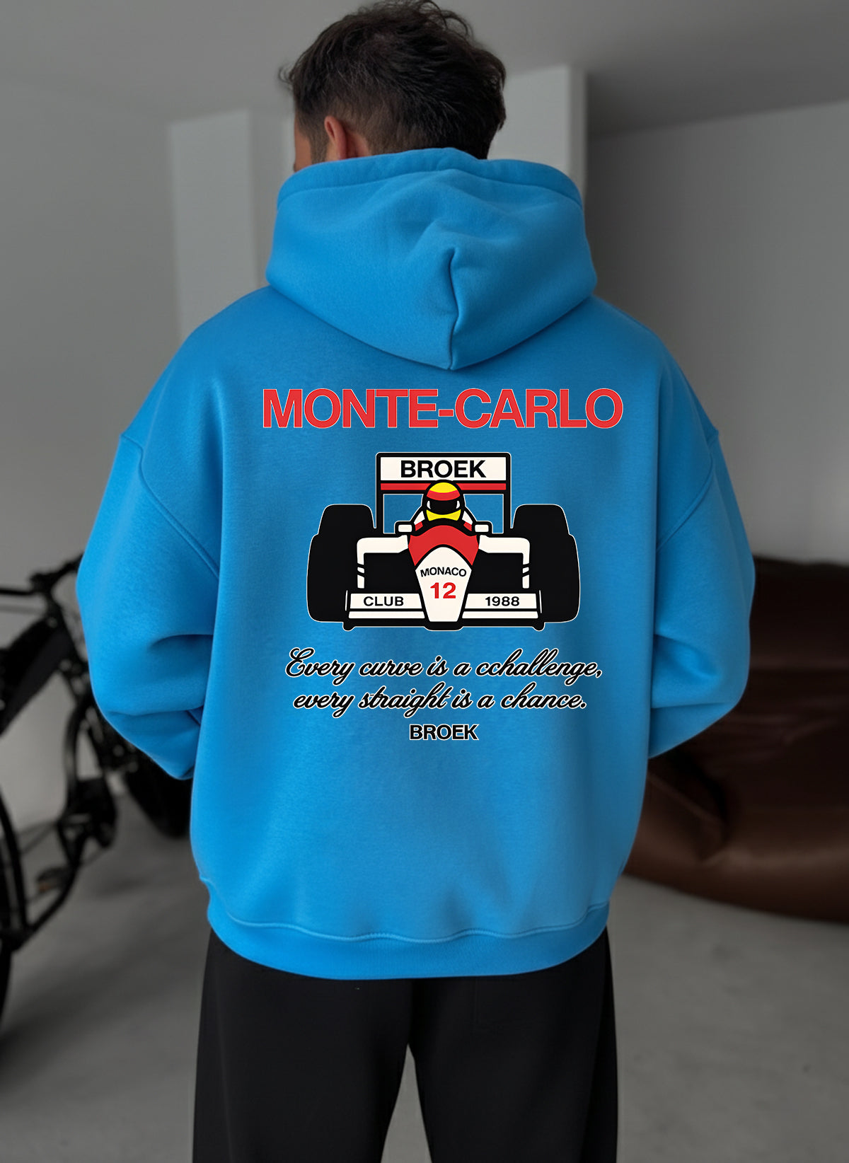 Monte-Carlo Racing Hoodie - Blue Broek