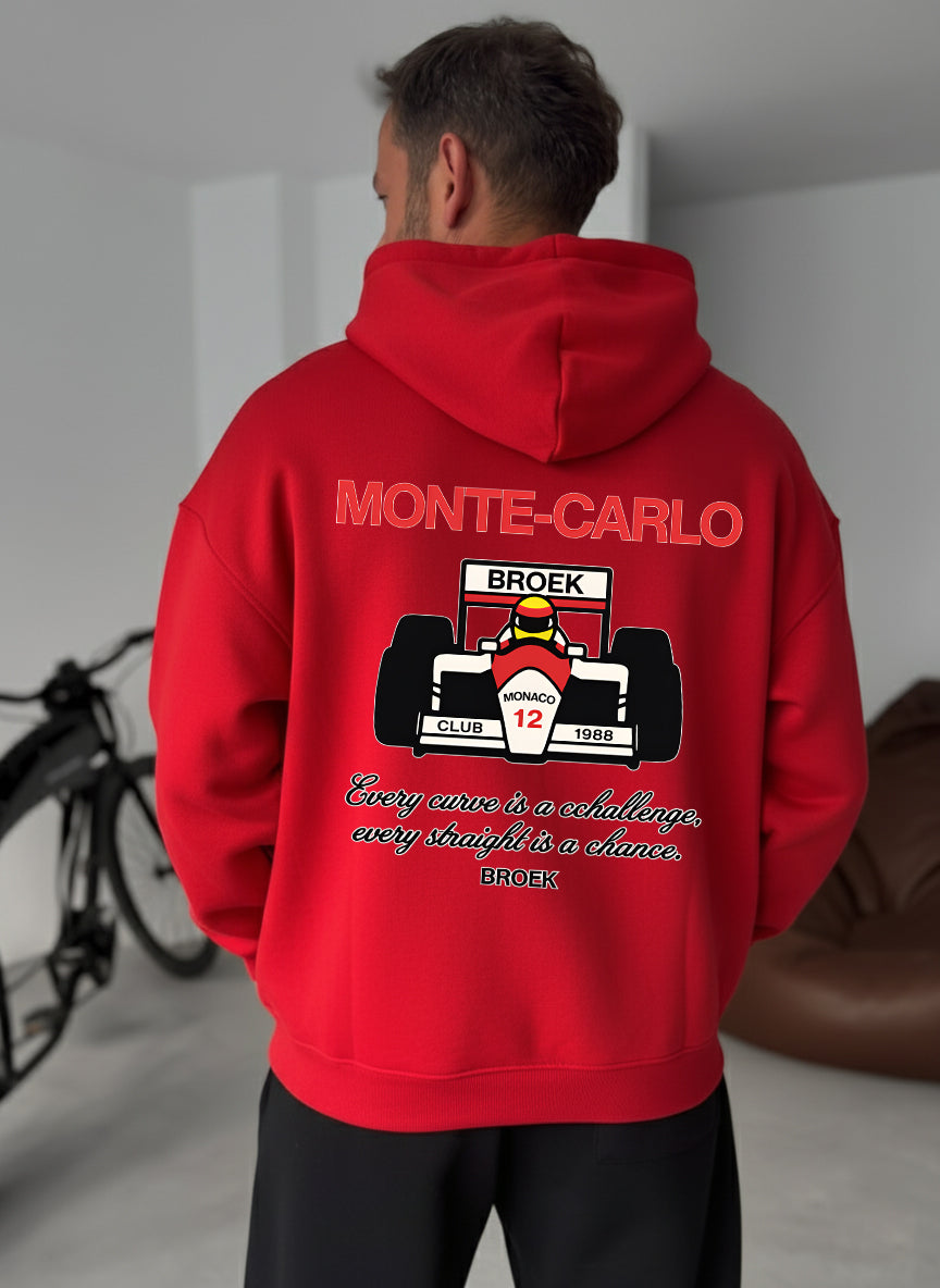 Monte-Carlo Racing Hoodie - Red Broek