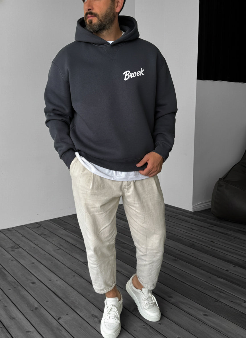 Broek Signature Hoodie - Smoked Broek