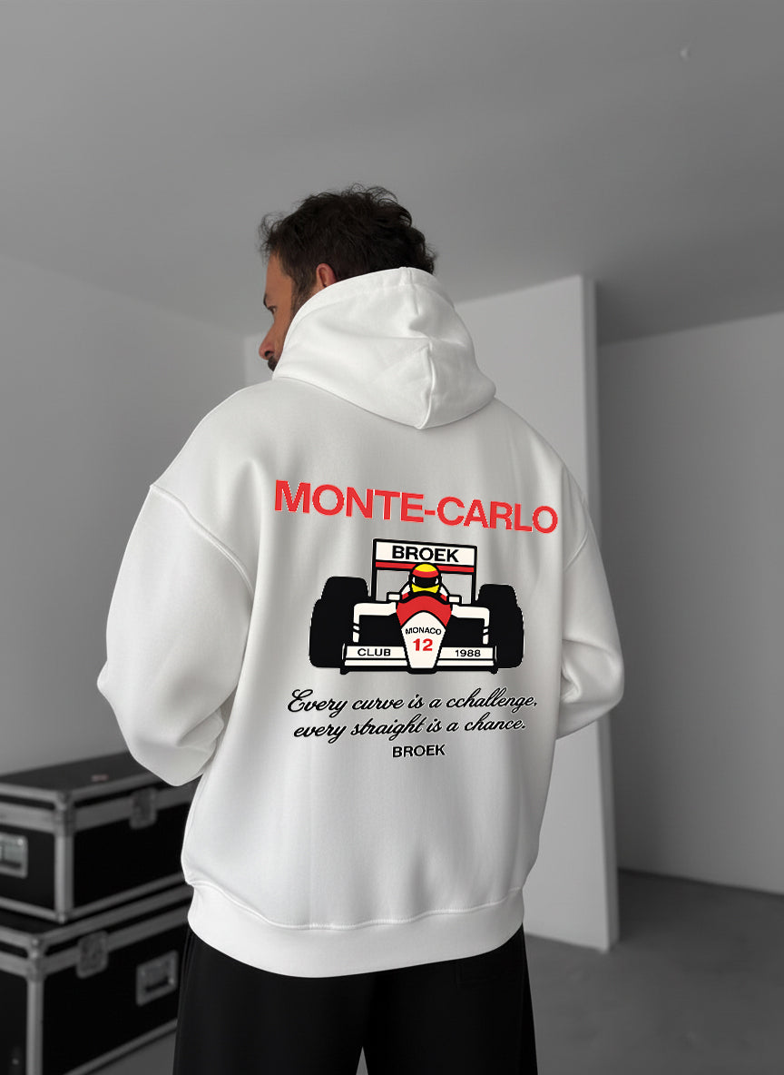 Monte-Carlo Racing Hoodie - White Broek