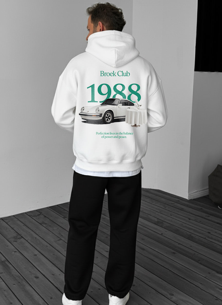Broek Club 1988 Hoodie - White Broek