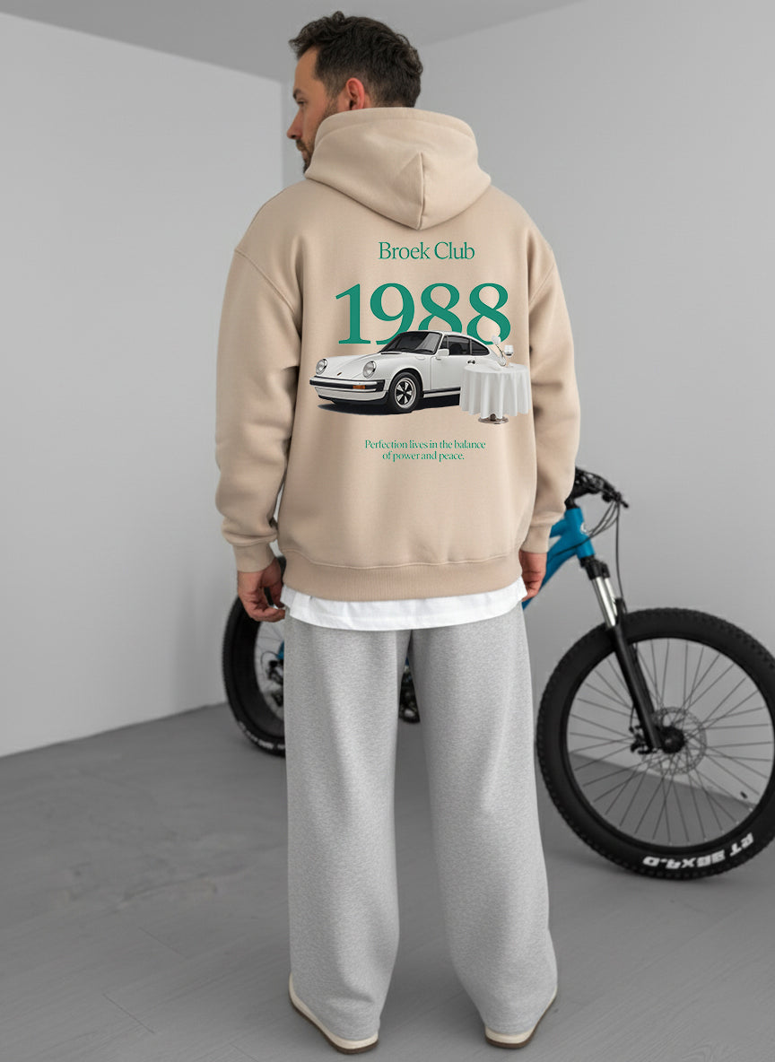 Broek Club 1988 Hoodie - Beige
