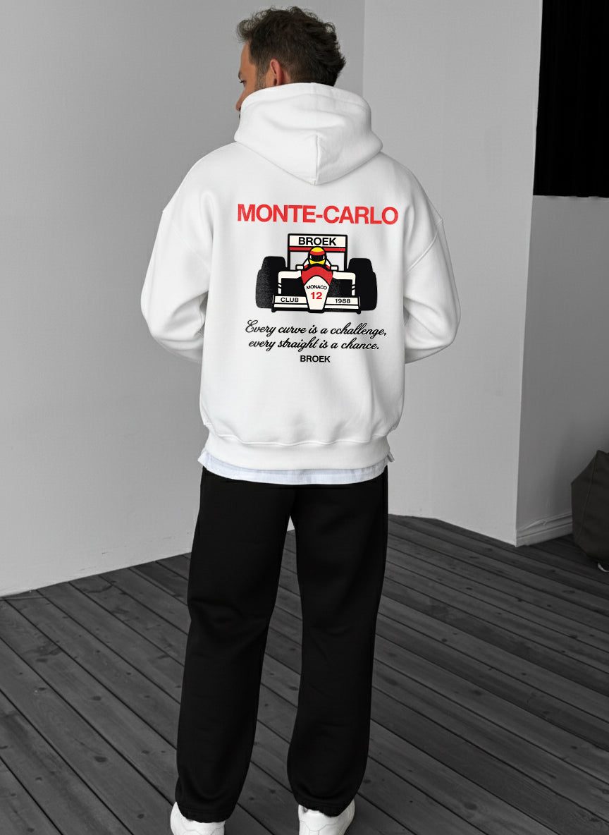 Monte-Carlo Racing Hoodie - White Broek