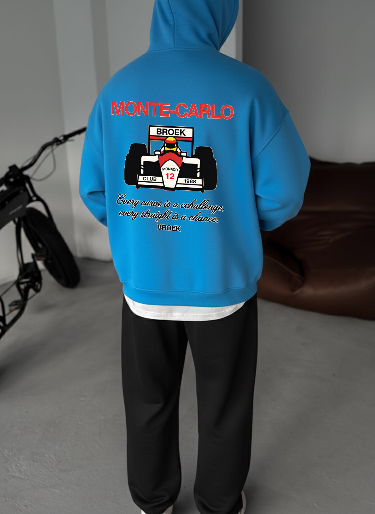 Monte-Carlo Racing Hoodie - Blue Broek