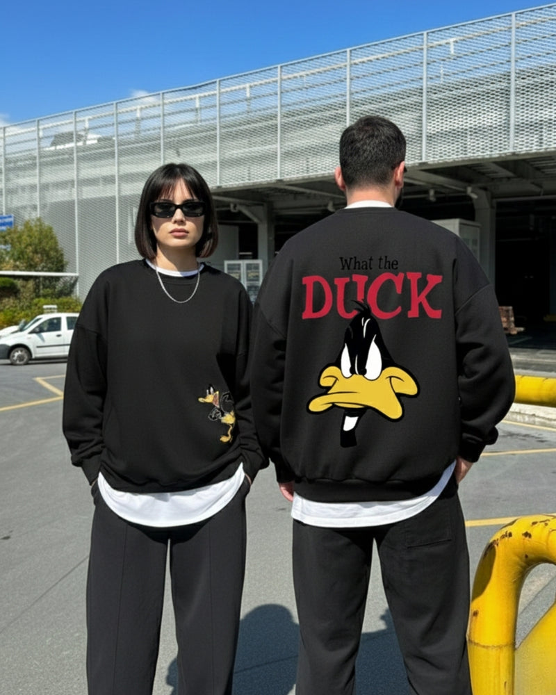 Black Crewneck What the Duck