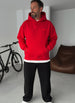 Oversized Hoodie - Red Broek Oversized Hoodie - Red Broek