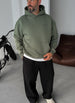 Oversized Hoodie - Army Green Broek Oversized Hoodie - Army Green Broek