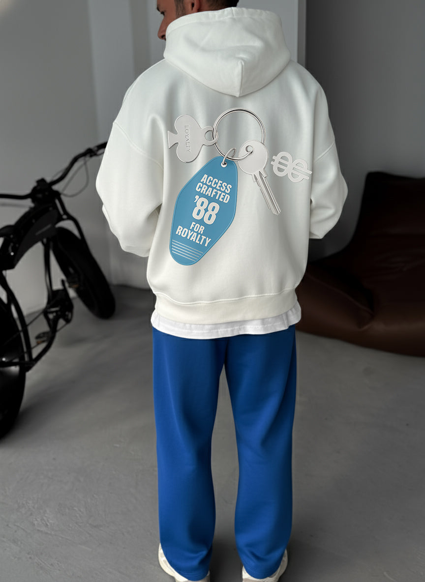 Access Granted 88 Hoodie - White Broek