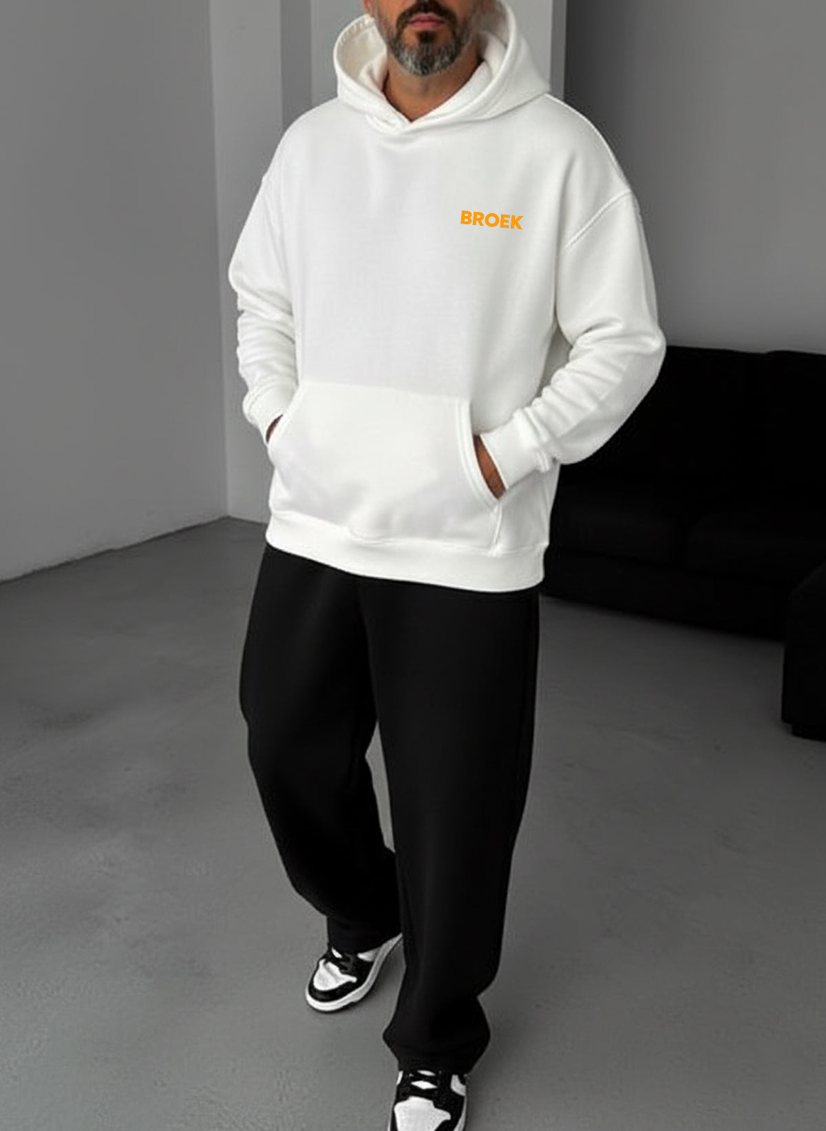 Call Me If You Get Lost Hoodie - White Broek
