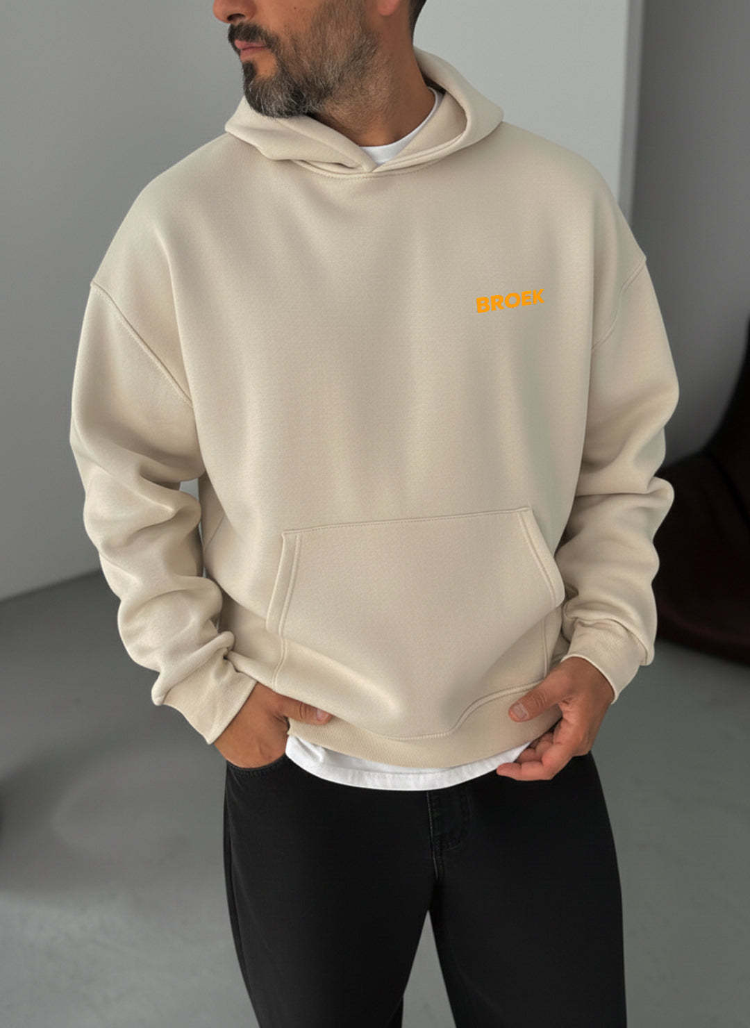 Call Me If You Get Lost Hoodie - Beige Broek