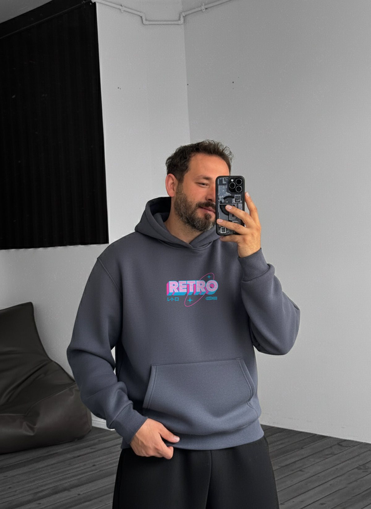Retro Gaming Hoodie - Smoked Broek