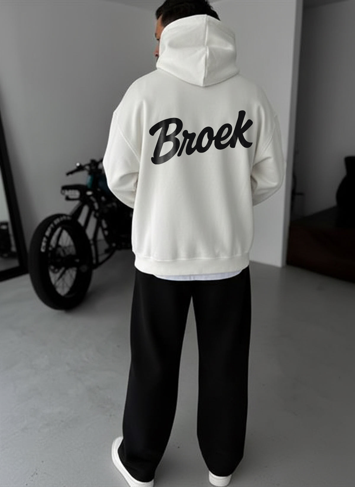 Broek Signature Hoodie - White Broek