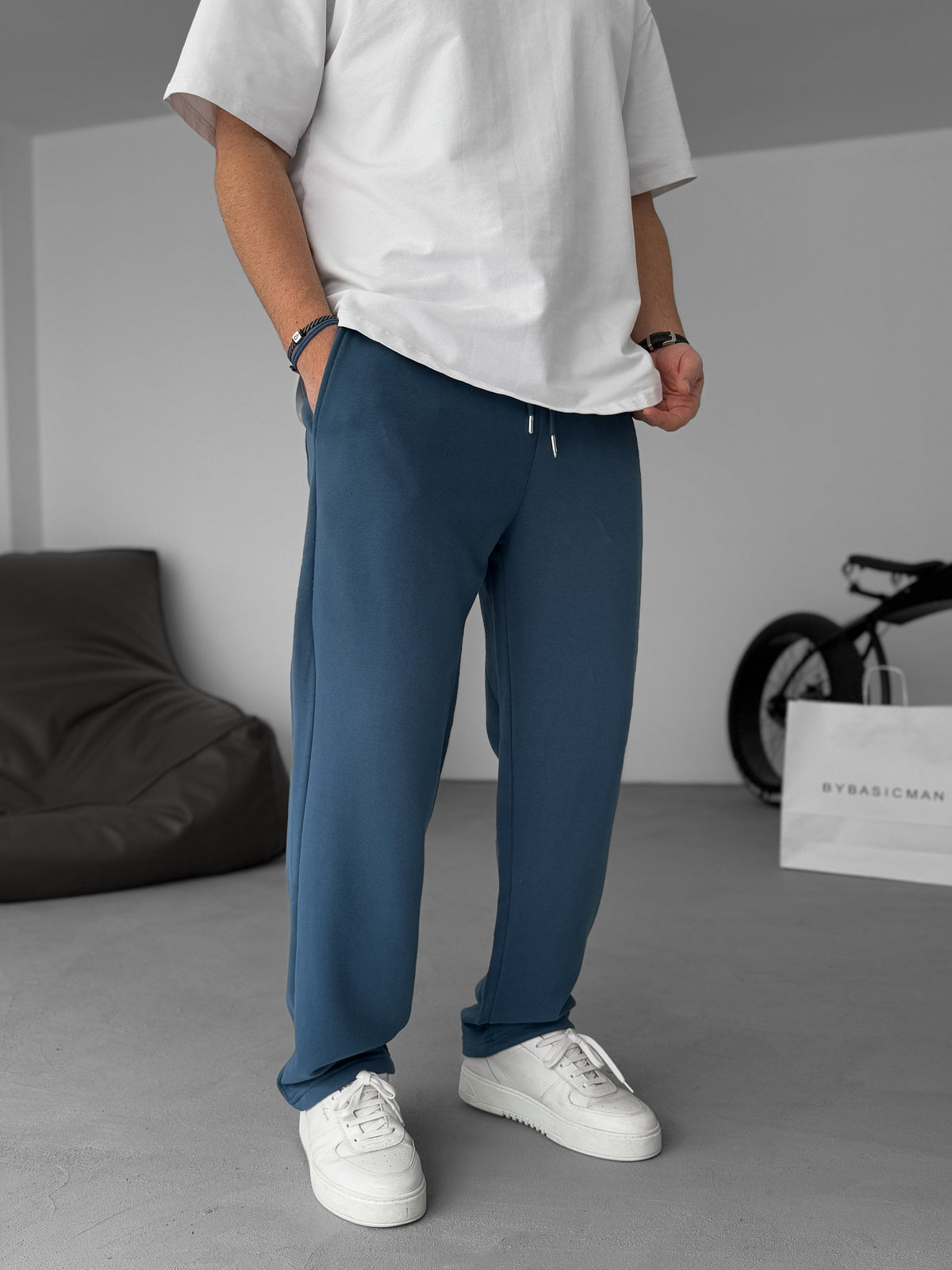 Petrol Basic Summer Sweatpants - Broek