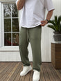 Army-Green Basic Summer Sweatpants