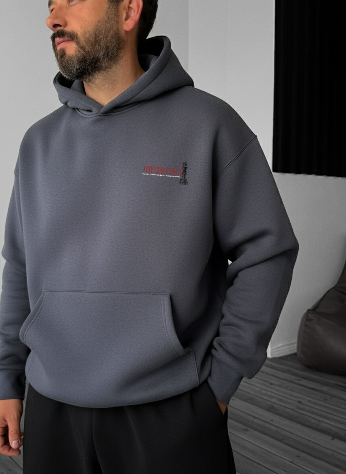 The Strategy Chess Hoodie - Smoked Broek