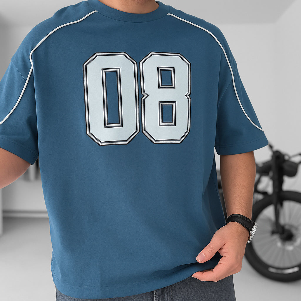 Limited Edition Petrol Printed T-Shirt 08 - Broek