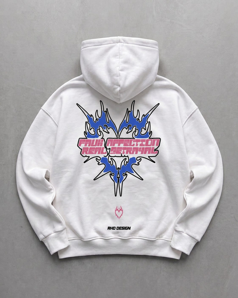 Off-White "Affection" Printed Oversize Hoodie