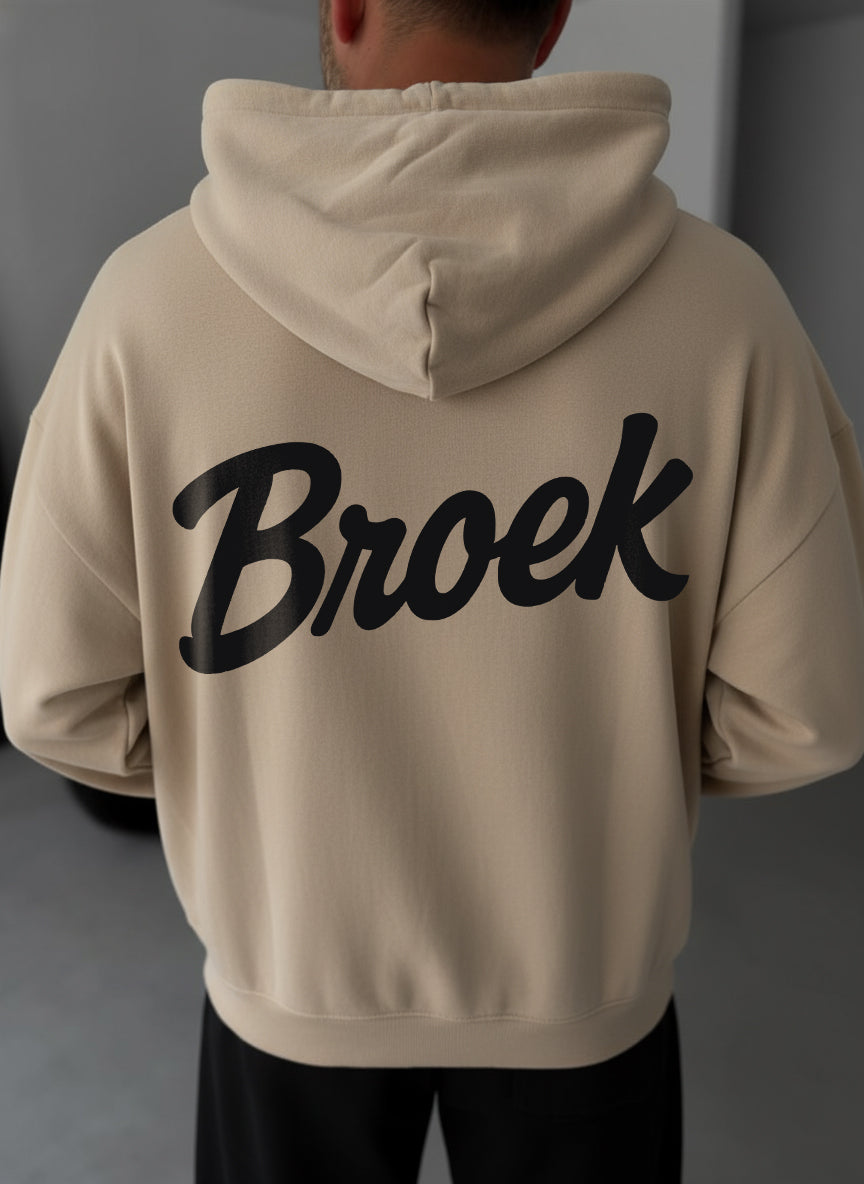 Broek Signature Hoodie - Beige Broek