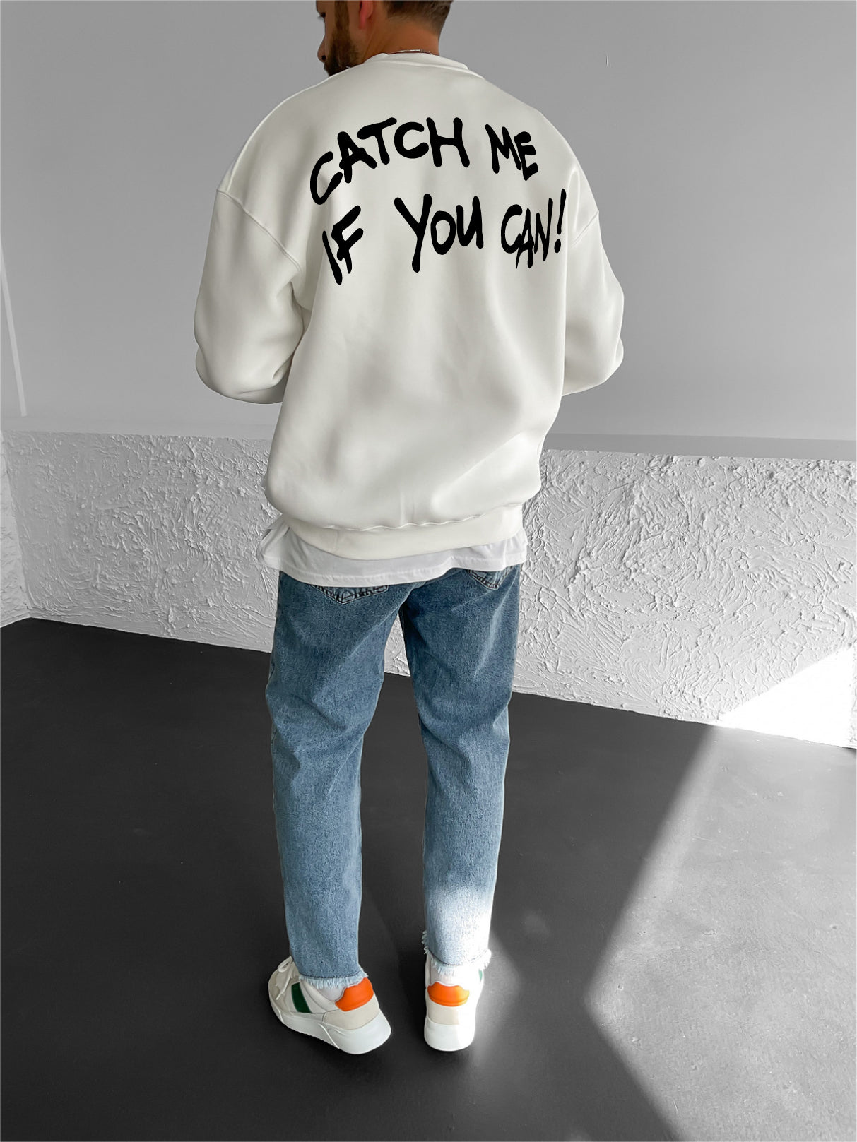 Off-White "Cat" Printed Oversize Sweatshirt - Broek