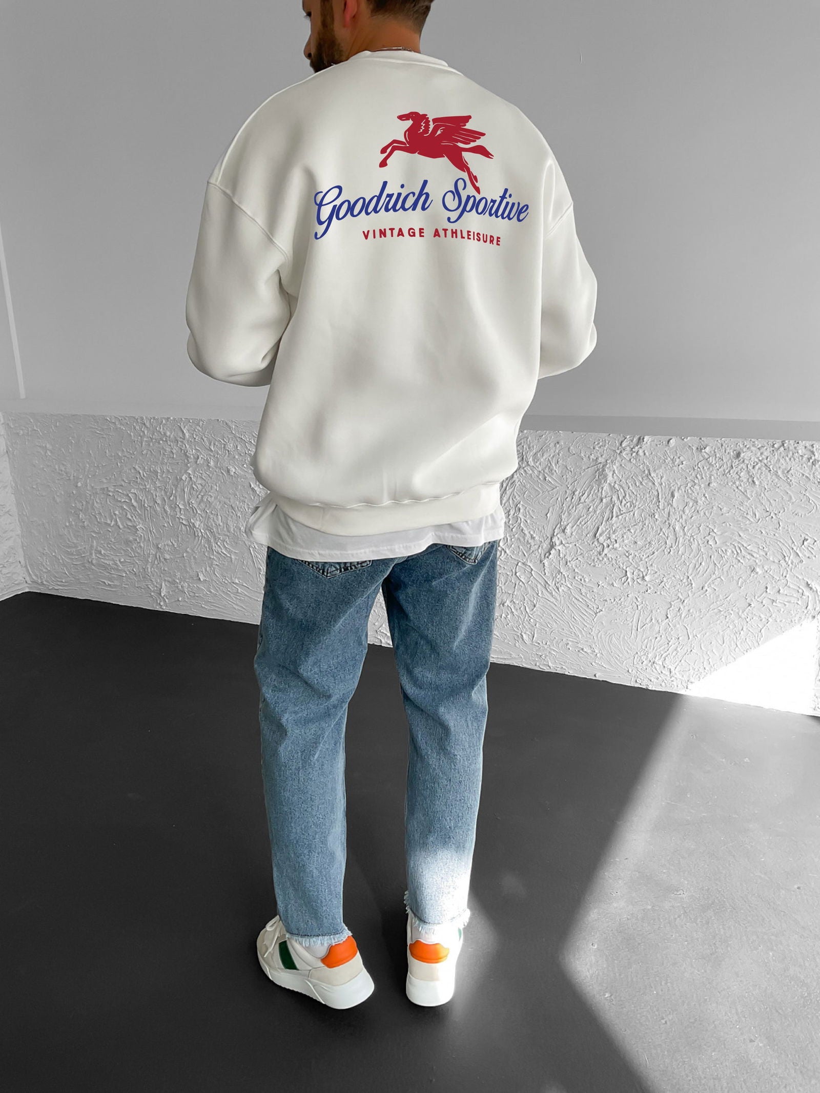 Off-White "Good Rich" Printed Oversize Sweatshirt - Broek