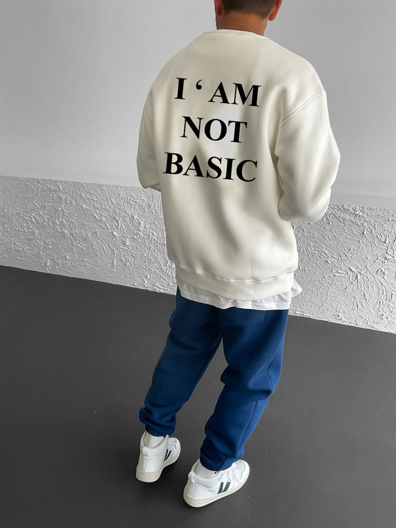 Off-White "Not-Basic" Printed Oversize Sweatshirt