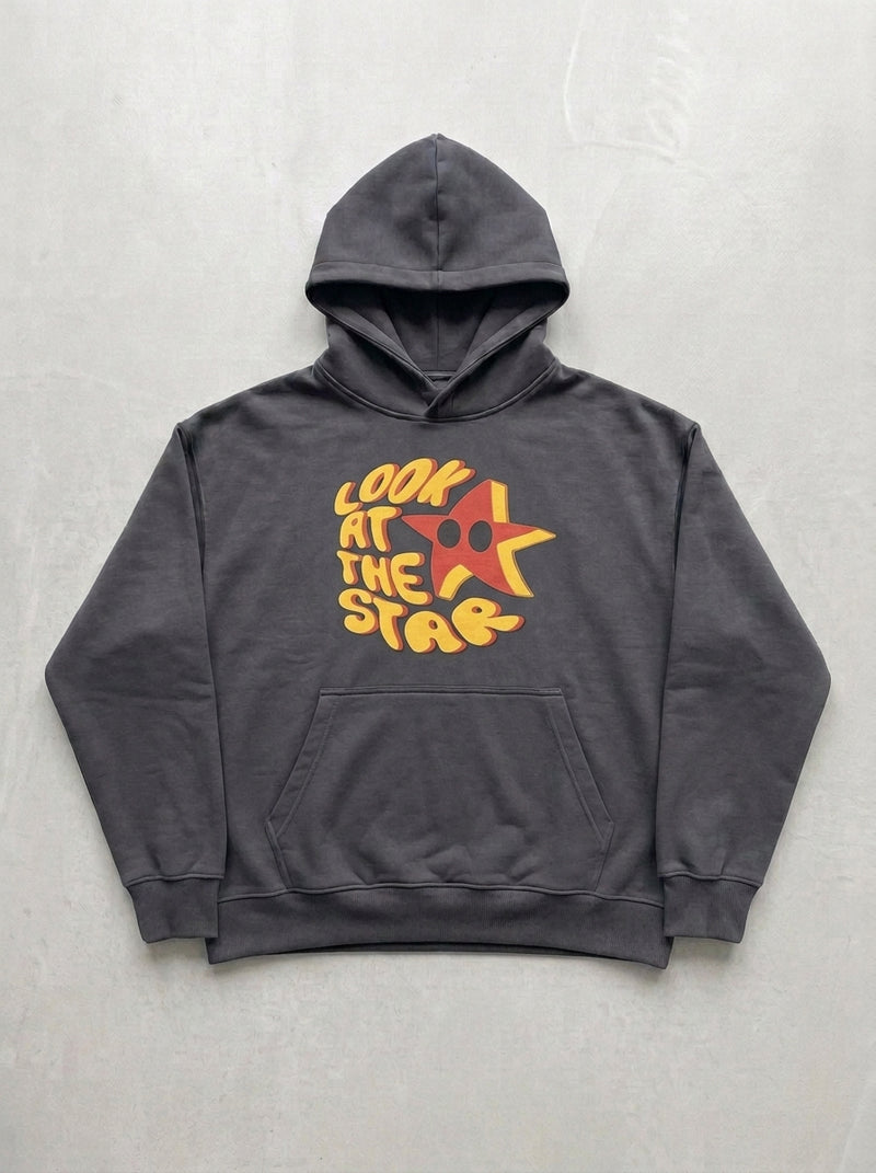 Look At The Star Hoodie - Smoked