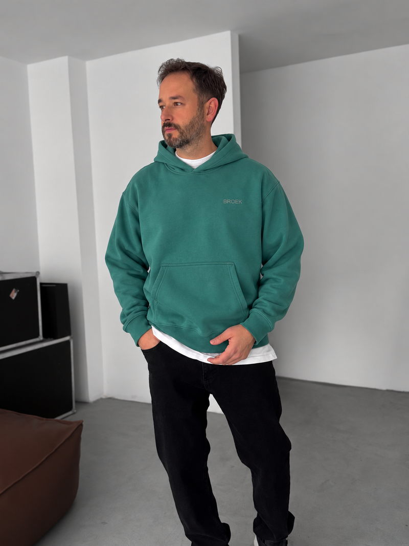 Oversized Hoodie - Olive Green