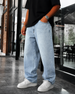 Light Blue Relaxed Fit Denim Jeans