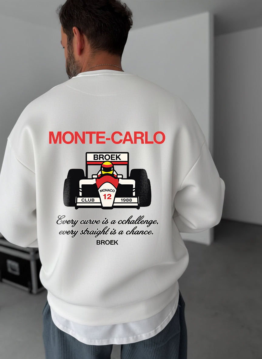 Monte-Carlo Racing Crewneck - White Broek