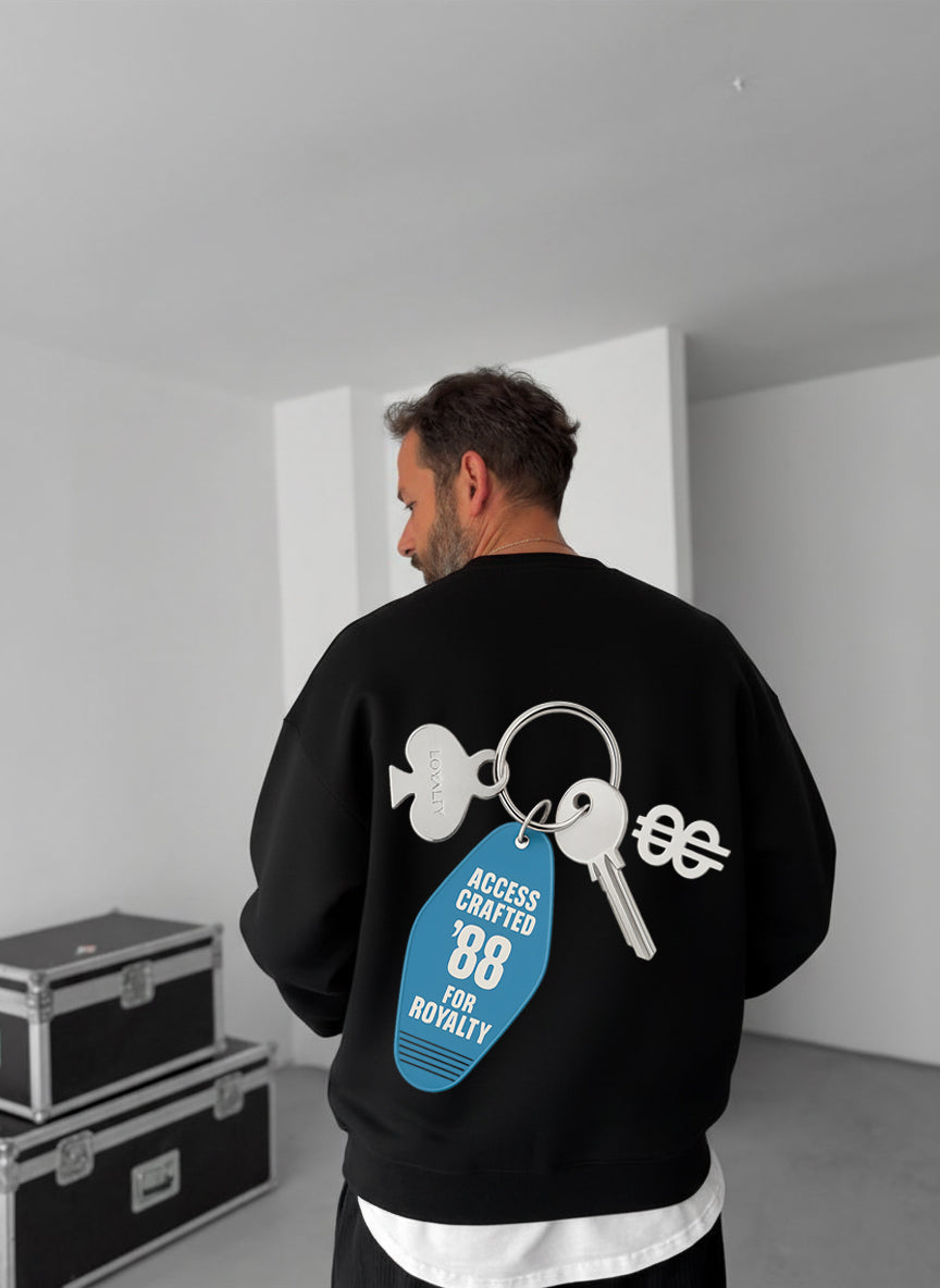 Access Granted 88 Crewneck - Black Broek