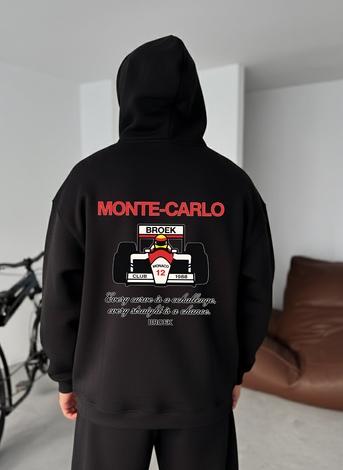 Monte-Carlo Racing Hoodie - Black Broek