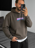 Retro Gaming Hoodie - Brown Broek