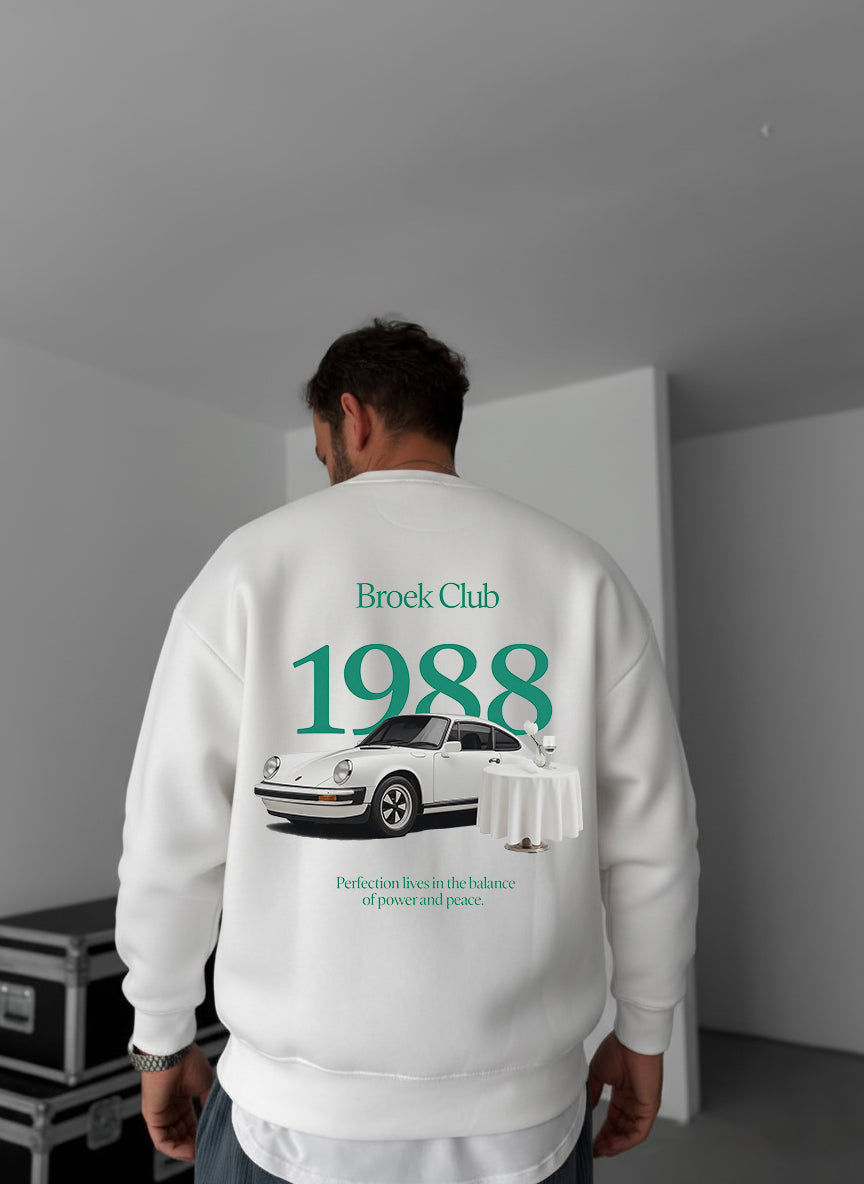 Broek Club 1988 Crewneck - White Broek