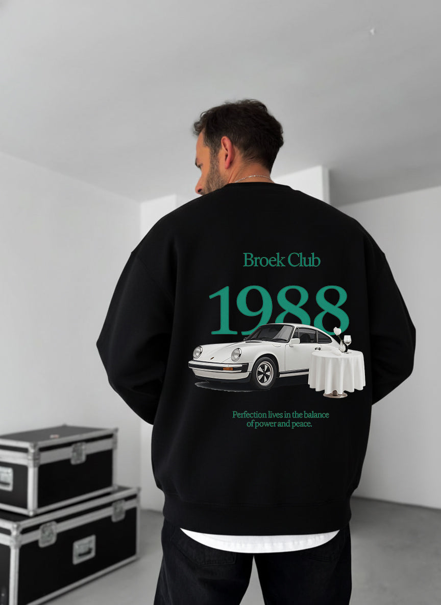 Broek Club 1988 Crewneck - Black Broek