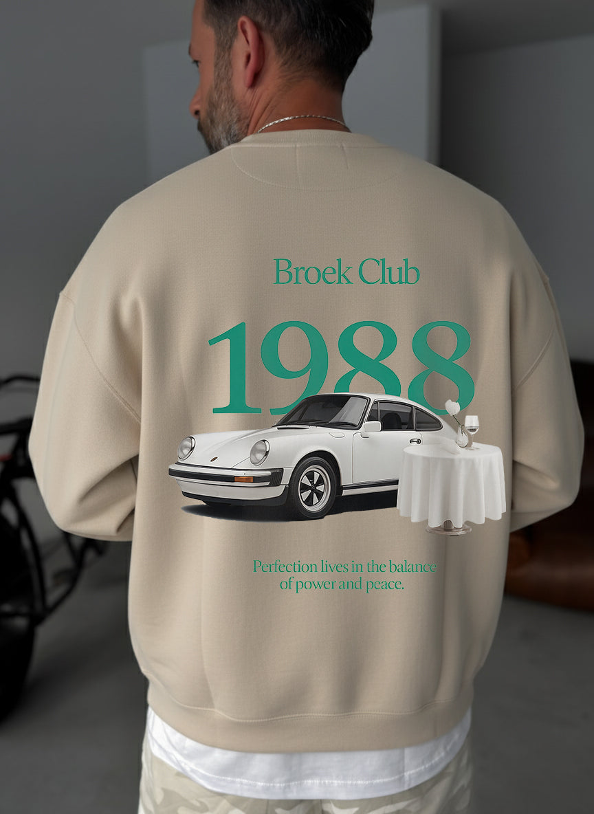 Broek Club 1988 Crewneck - Beige Broek