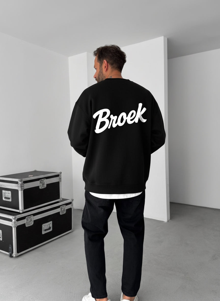 Broek Signature Crewneck - Black Broek
