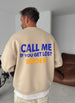 Call Me If You Get Lost Crewneck - Beige Broek