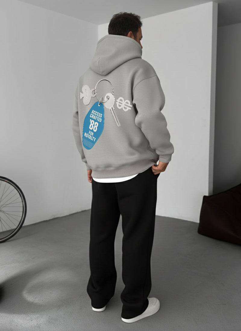 Access Granted 88 Hoodie - Silver