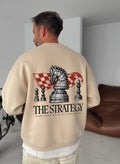 The Strategy Chess Crewneck - Beige