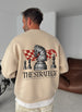 The Strategy Chess Crewneck - Beige Broek