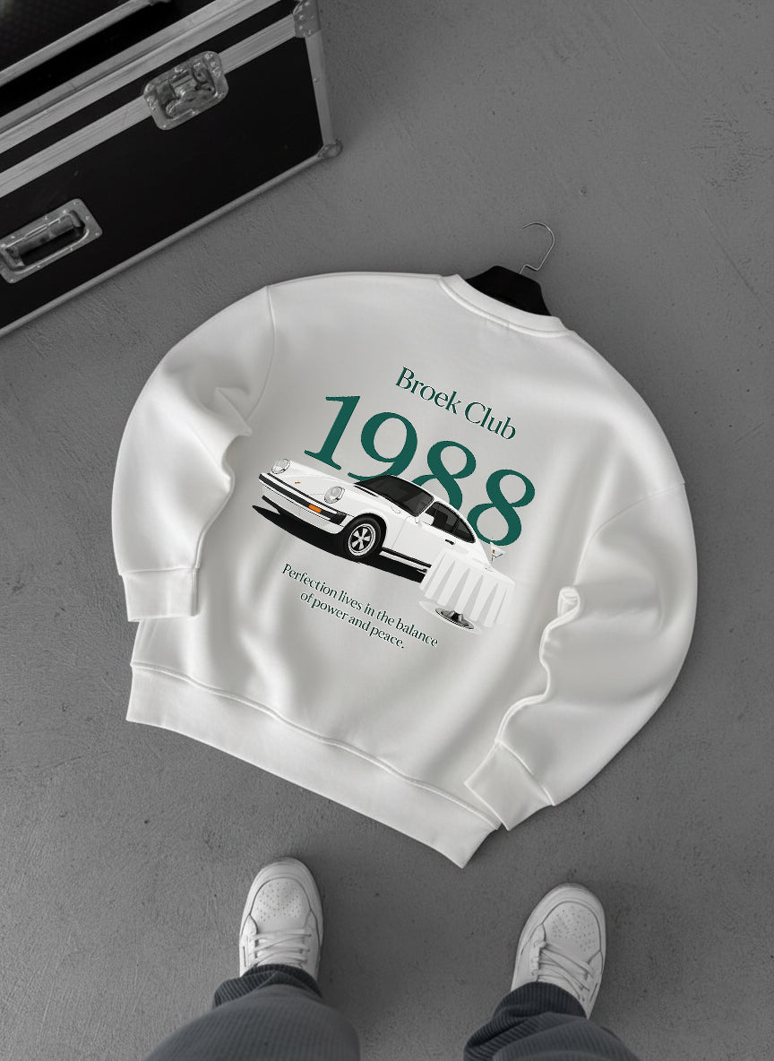 Broek Club 1988 Crewneck - White Broek
