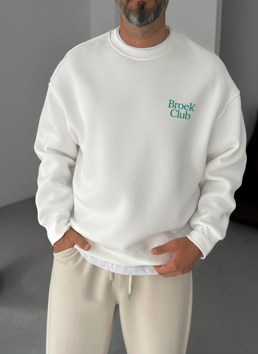 Broek Club 1988 Crewneck - White Broek