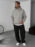 Oversized Hoodie - Cool Grey Broek