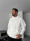 Oversized Hoodie - White Broek