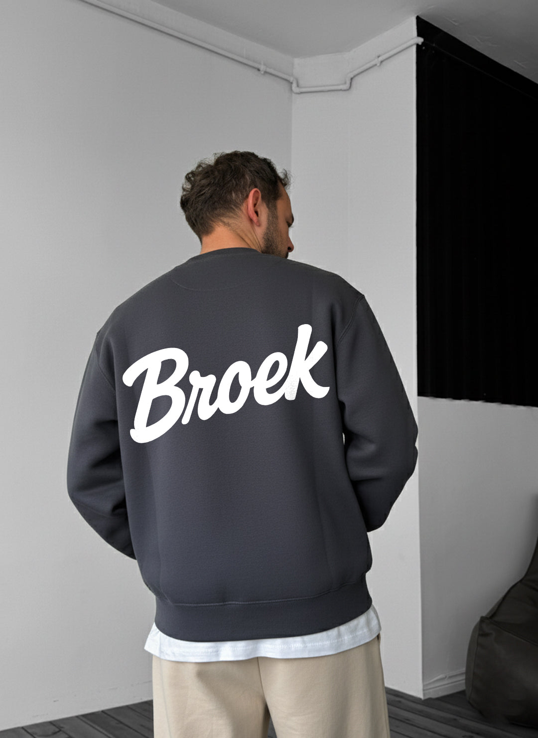 Broek Signature Crewneck - Smoked Broek