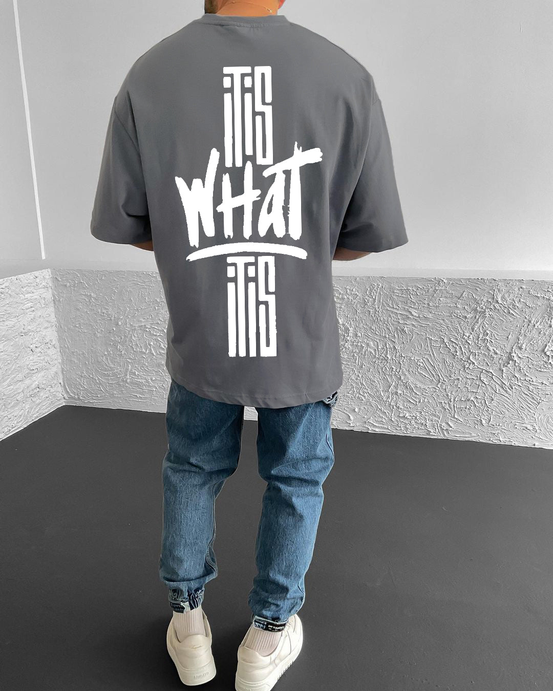 Smoked What Printed Oversize T-Shirt