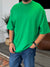 Green Basic Oversize T-Shirt - Broek
